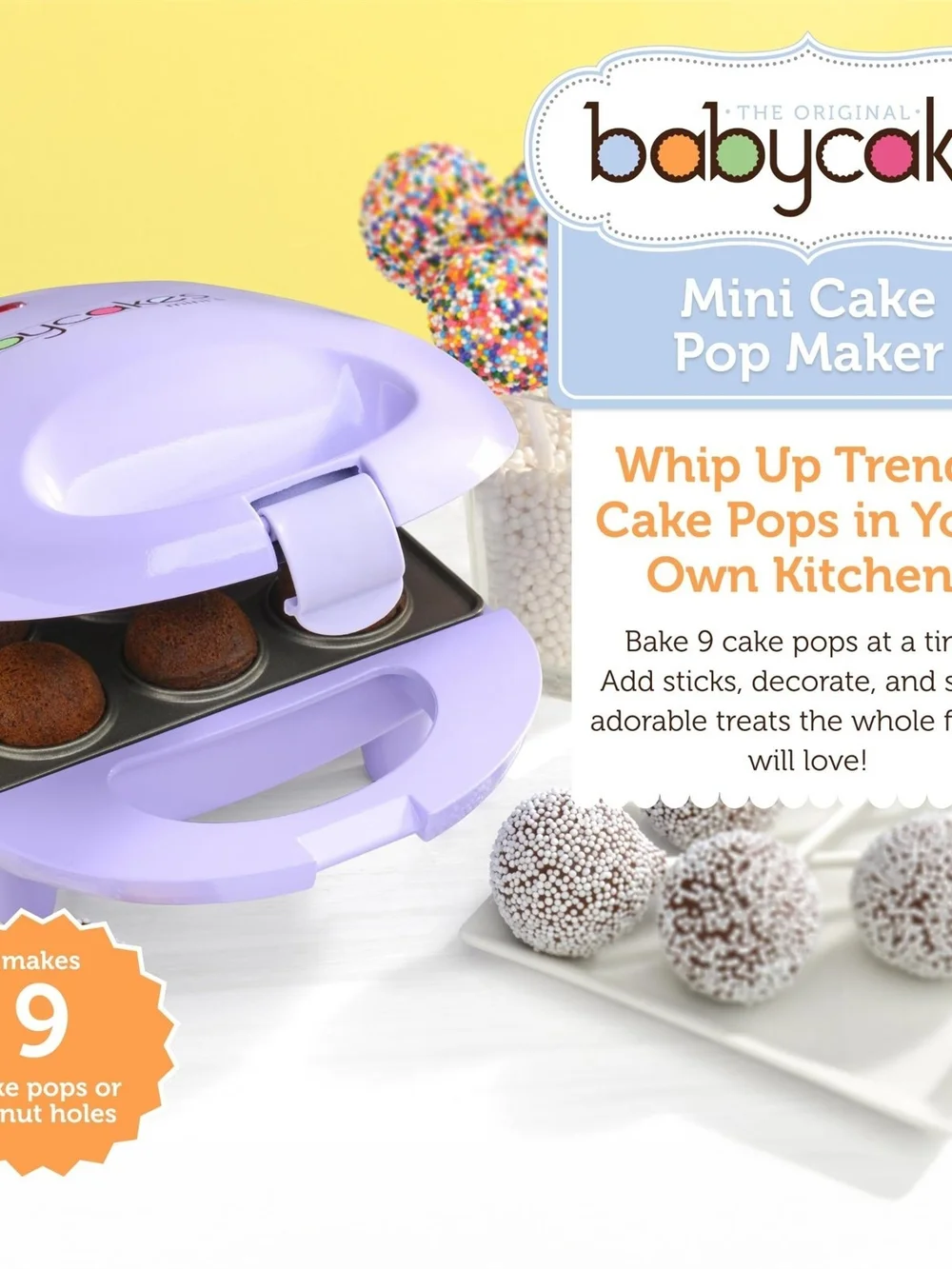 Babycake Cake Pop Maker 9 Count